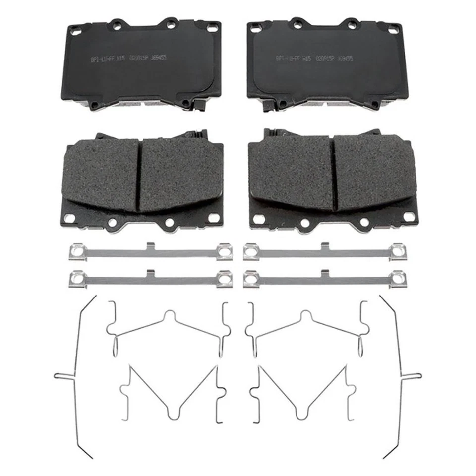 Kit de rotores de freno delanteros pastillas de freno de cerámica para Toyota Land Cruiser 1998-2007 Foto 4 de 4