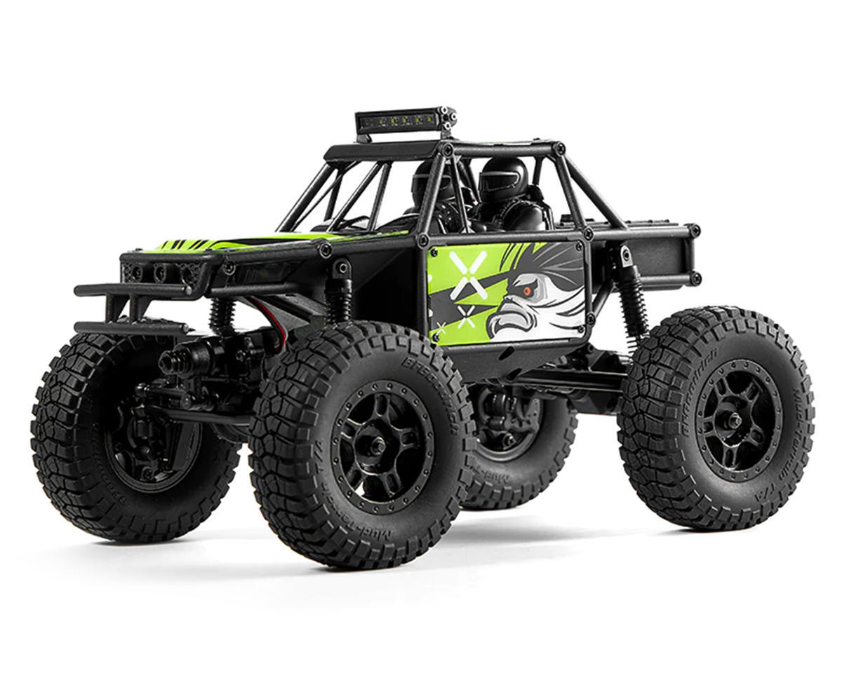 FMS LEMUR FCX24 1/24スケール 4WD RTR 赤 FMS 1/24 FCX24 Lemur 4x4 RTR Scale Micro Rock Crawler (Black