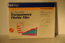Hewlett Packard Transparency Plotter Film 50 sheets, 8 1/2 inch edge loading