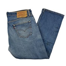 Vintage Levis 501 Jeans Mens 36x28 Made in USA Button Fly 501-0000 90s Denim