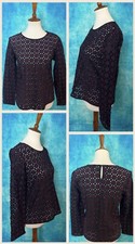 Banana Republic Women s Lace Blouse Sz Medium Long Sleeve