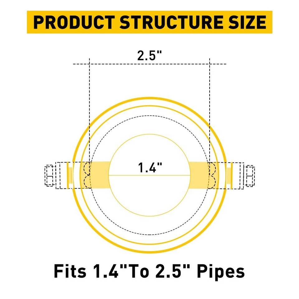 Tubo de escape automático de acero inoxidable punta de coche cola trasera garganta silenciador redondo duradero Foto 2 de 4