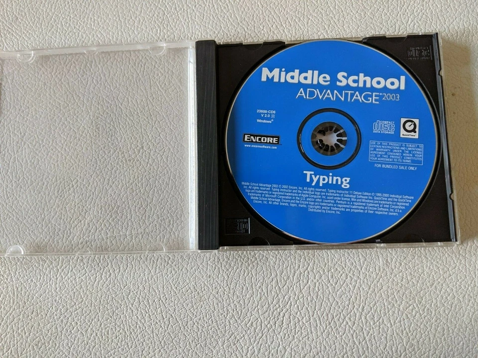 MIDDLE SCHOOL ADVANTAGE 2003 Typing Windows  - Image 2 of 3