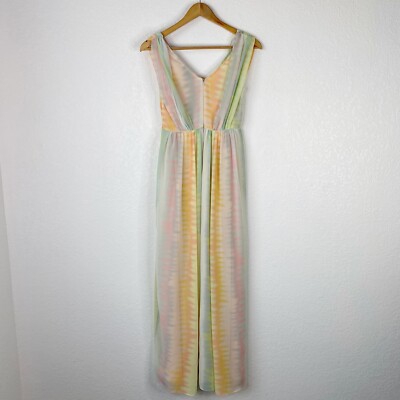 anthropologie pastel dress Pilcro Plaid Tent Maxi Dress