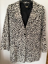 Gorgeous Light Animal Print Coat By Soon, Size 12 New