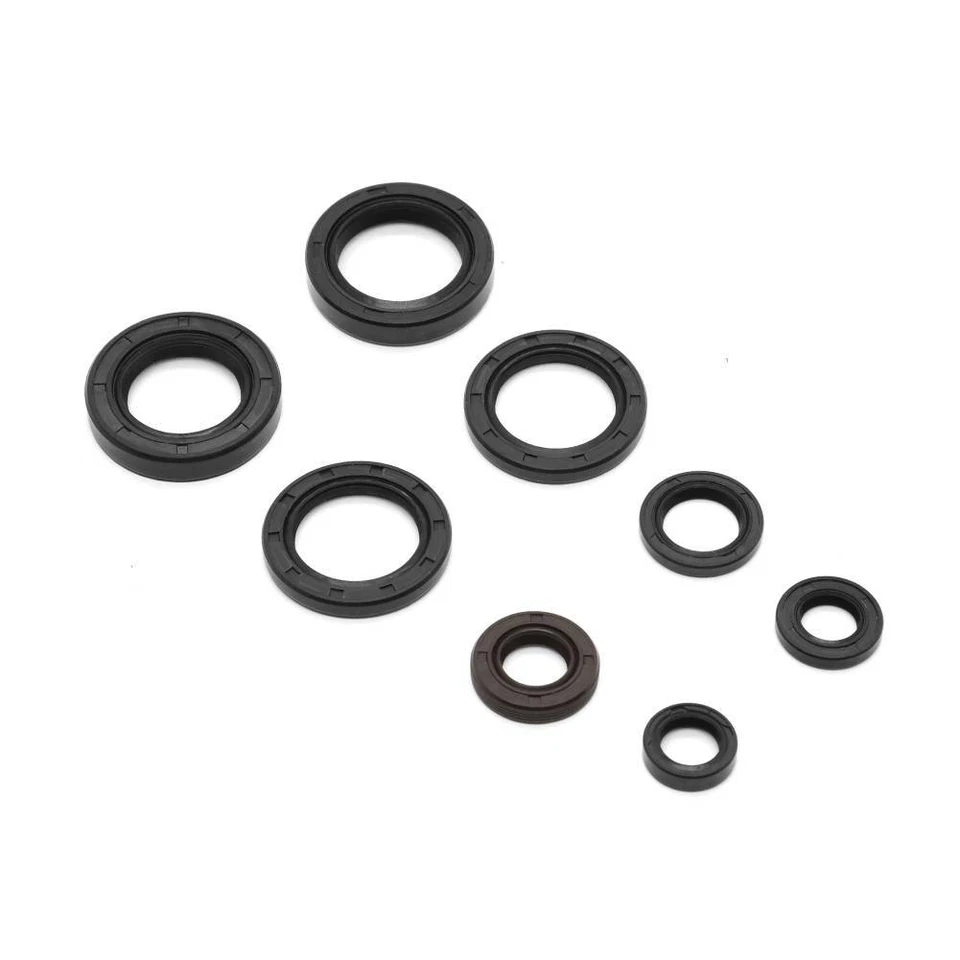 8X Engine Oil Seal Kit For Yamaha DT125 DT175 MX125 MX175 IT175 YZ125 1974-1983 Foto 4 de 4