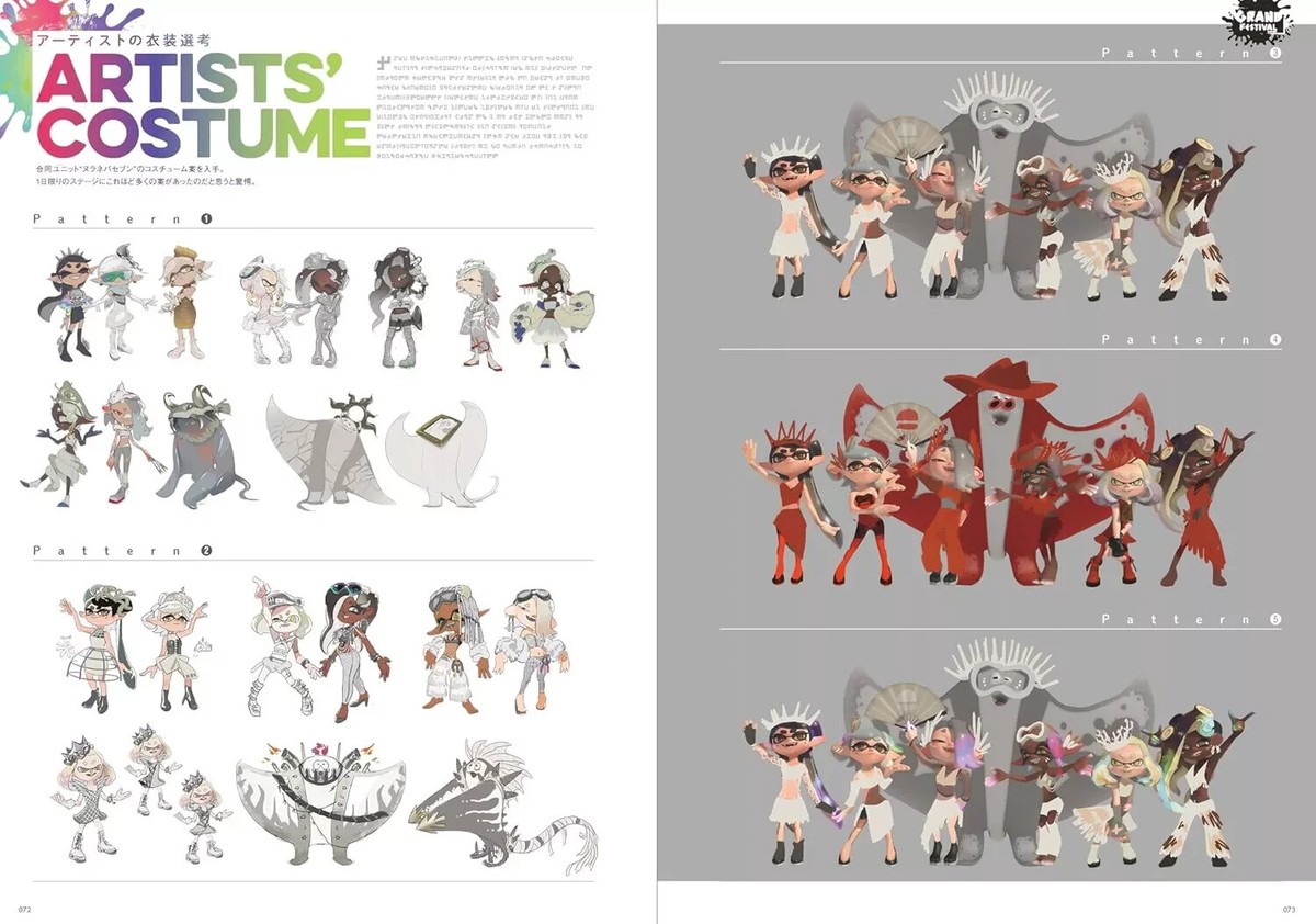 Splatoon 3 Expansion Bancala Walker Art Book Side Order Fashion