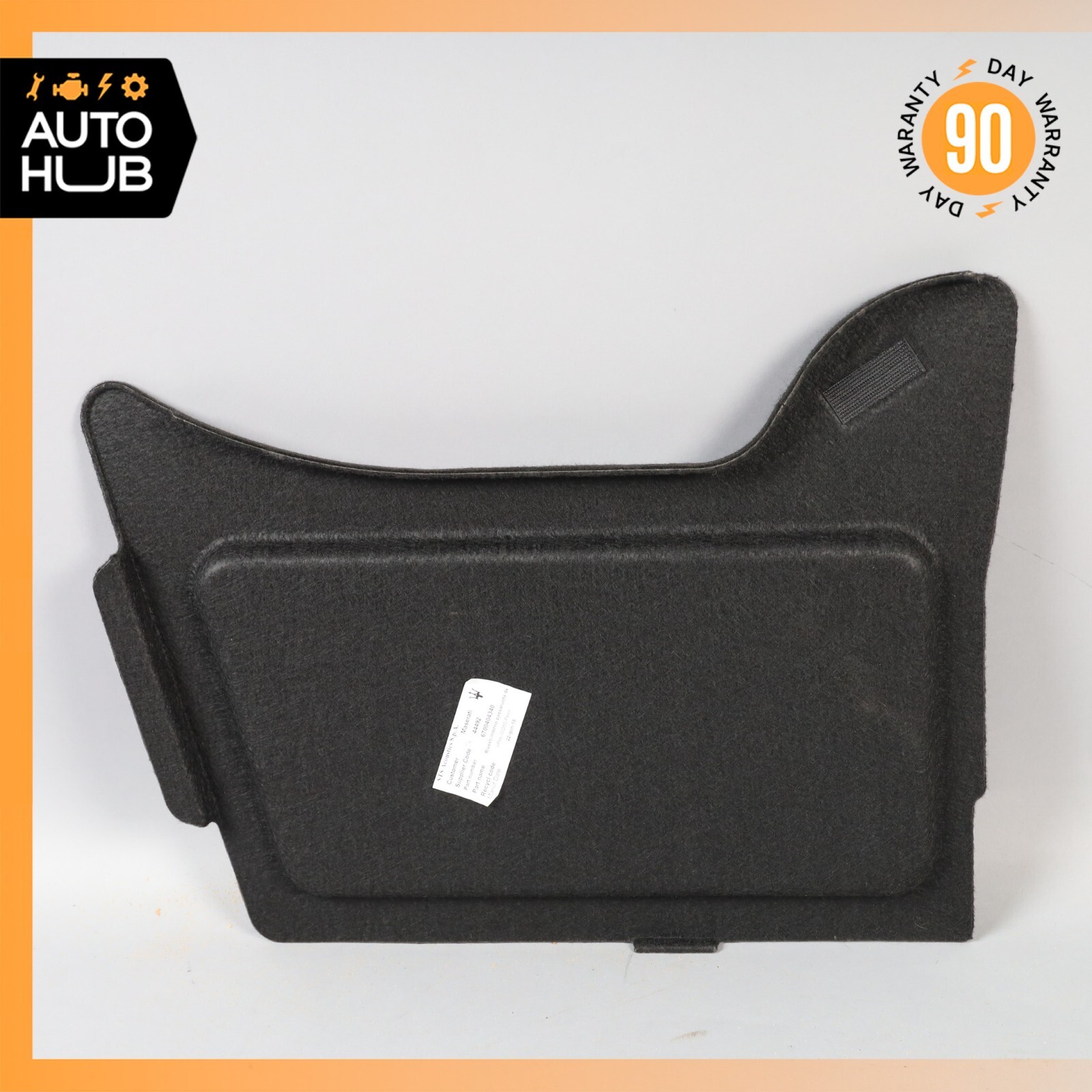 14-22 Maserati Ghibli M157 Rear Right Trunk Wheel Trim Panel Cover OEM