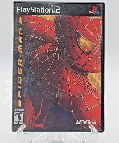Spider-Man 2 (Sony PlayStation 2, 2005) w/Manual & Memory Card Tested Working