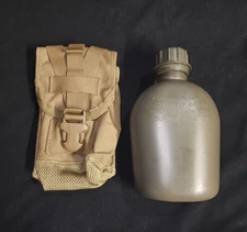 USMC FSBE 1QT Canteen / General Purpose Pouch Coyote w/ Coyote 1QT Canteen NEW