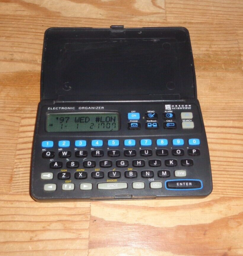 Vintage Oregon Scientific Electronic Personal Organiser Databank DB-133 Working - Picture 4 of 4