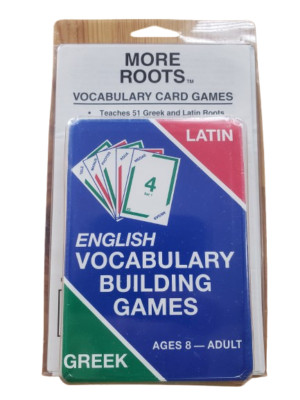 More Roots English Vocabulary Building Latin Greek 4 Games In 1 Complete