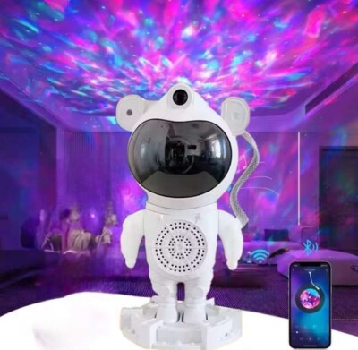 Levitating Astronaut Led Projected Speaker For Big/Small Rooms