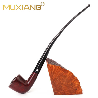 Bruyere Churchwarden Pfeife Handgemachte lange Stiel glatte Gandalf Tabakpfeife