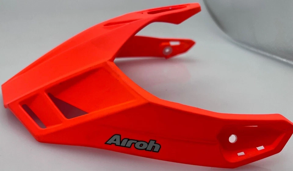 Casco de Aventura Airoh Commander - Naranja Fluo Mate PICO SOLO con marcas menores Foto 2 de 4