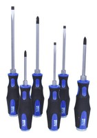 Ks Tools Ergotorquemax Schlagkappen-Schraubendreher-Satz, 6-Teilig Schlitz, Ph