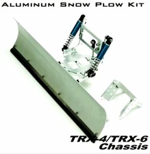 Aluminum RC Snow Plows for Traxxas TRX-4 / TRX-6 Scale & Trail Crawler Chassis