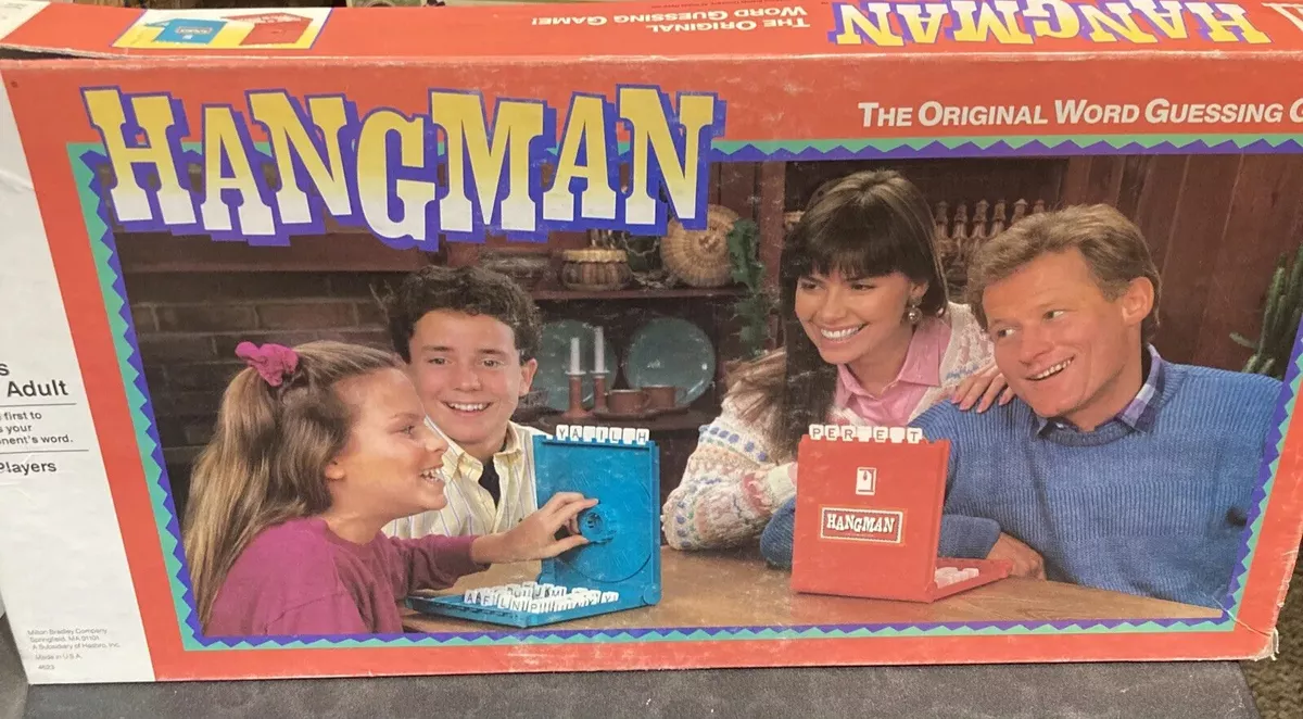  Milton Bradley 1988 Hangman Board Game : Toys & Games