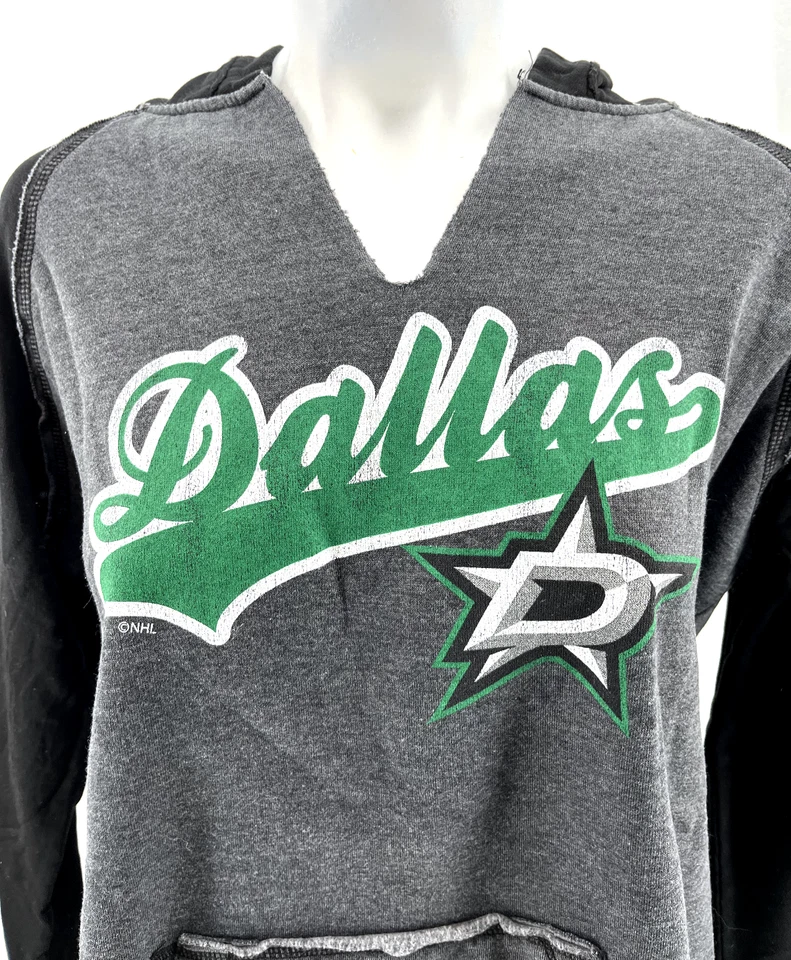 NUEVA NHL Dallas Stars Hockey La Original Retro Marca Sudadera con Capucha Para Mujer M Foto 2 de 4