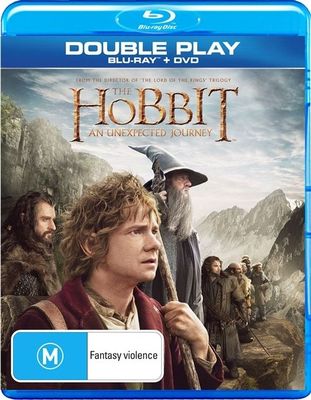 Hobbit - An Unexpected Journey (Blu-ray, 2013) New, ExRetail Stock (D134)