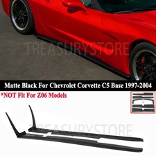 For Corvette C5 Base 1997-2004 Zr1 Style Matte Black Side Skirts Extension Panel