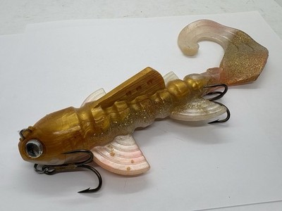 11  Lake X B2 Shallow Walleye Rubber Jerkbait Crankbait Musky Lure