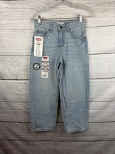 Wrangler Five Star Loose Boys Jeans Light Blue 8 Regular New