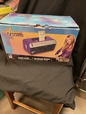Hannah Montana iPod Dock Guitar Mic Amp Speaker System Boombox Karaoke Disney