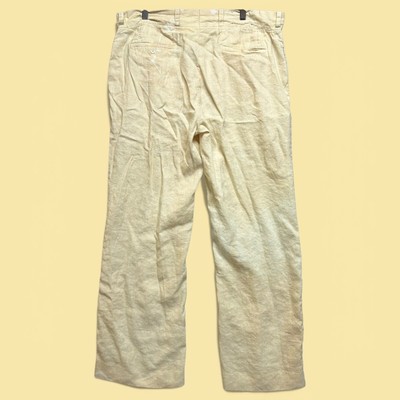 パンツ 90s Ralph Lauren Linen Silk Slacks 32/30 Vintage 90s Polo Ralph Lauren Silk and Linen Pants Size 38 | eBay
