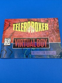 Teleroboxer (Nintendo Virtual Boy, 1995) Game & Manual - Tested - Authentic