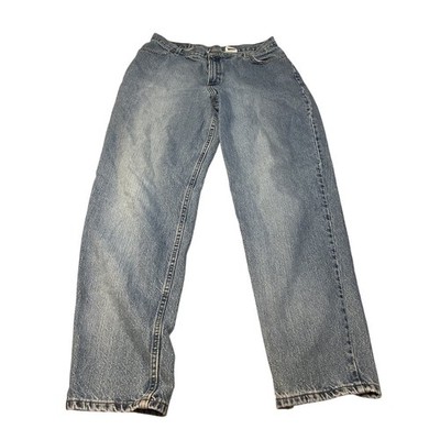 Faded Glory Jeans Women's Light Wash 18 Tall Cotton Denim Faded Stressed
