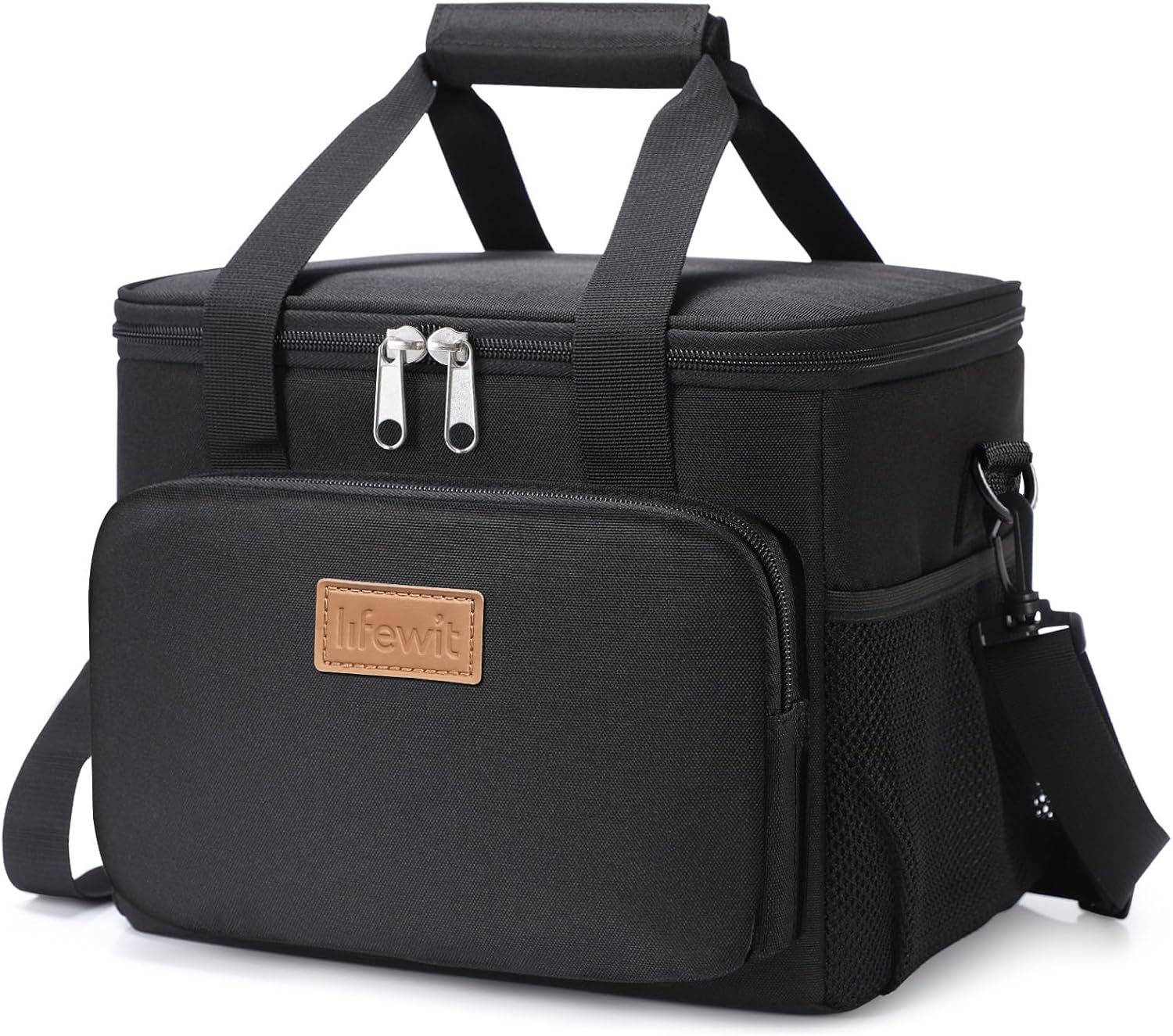 Lunch Bag 9L 12 Can Insulated Lunch Box Soft Cooler Cooling Tote for Adult Men W