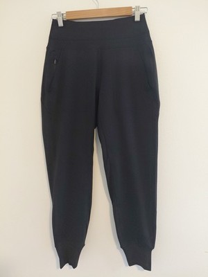 Athleta Women's Venice High Rise Jogger XS Pullon Athleisure Black Workout Pants