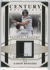 2023 Panini National Treasures Century Materials Gold 46/49 Aaron Rodgers w7p