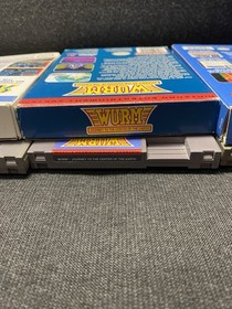 Nintendo NES Game Lot Shatterhand Wurm TaleSpin Jaws MVP Baseball w/ Boxes Cib
