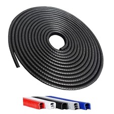 Winfort 33FT 10M Universal Car Door Edge Protector Guards, No-Glue 33Ft Black