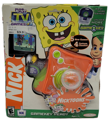 #ad Jakks Pacific 2005 Nicktoons Plug amp; Play TV Game $39.99