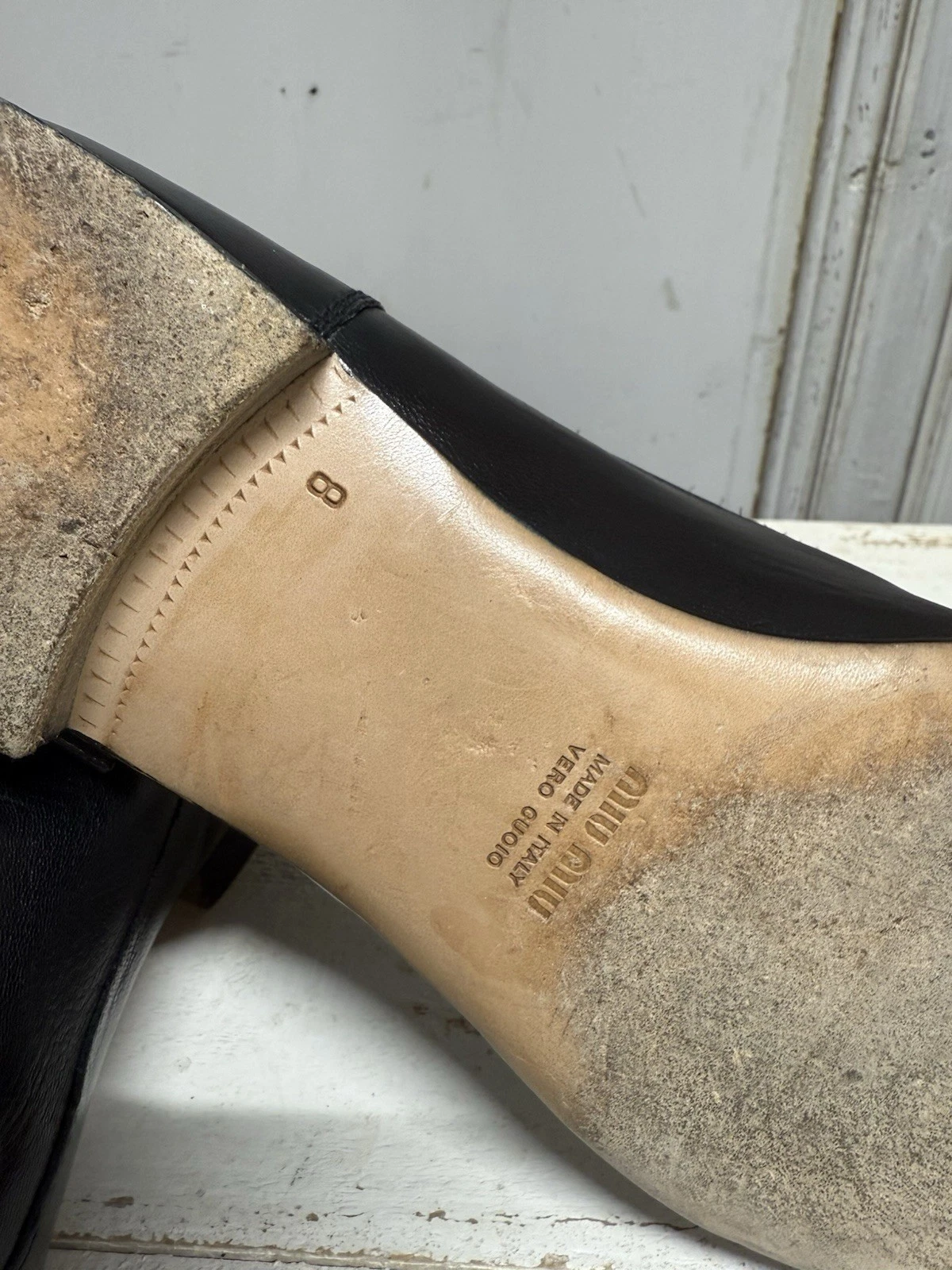 Scarpe stringate Fab Miu Miu 8