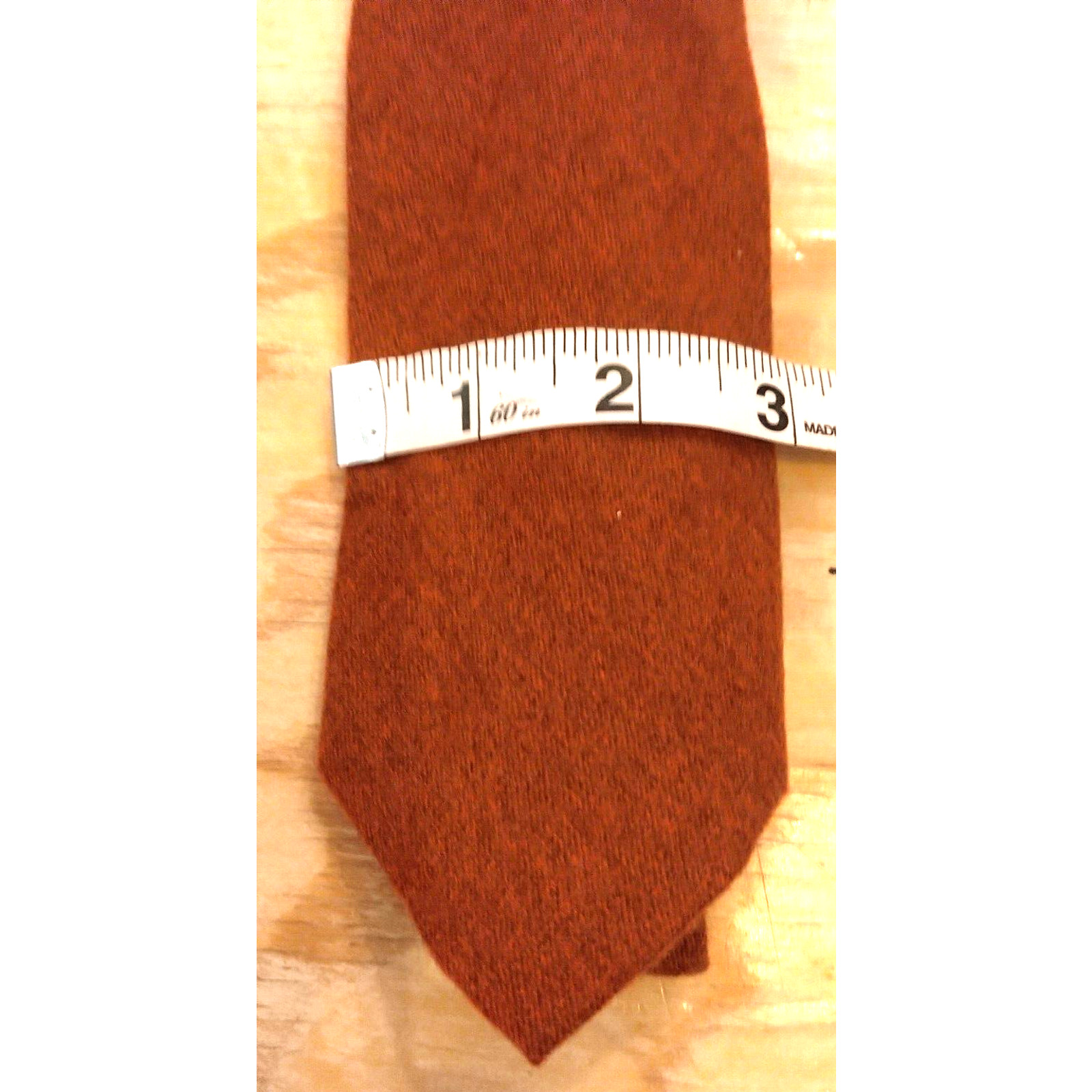 Rooster 100% Polyester Microfiber Rust Deep Orang… - image 2