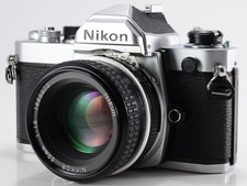 Serviced Nikon FM 35mm Film Camera with Ai Nikkor 50mm f/1.8 Lens Very Good JP