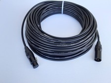 CANARE BLACK QUAD MICROPHONE MIC CABLE NEUTRIK XLR 50 FT