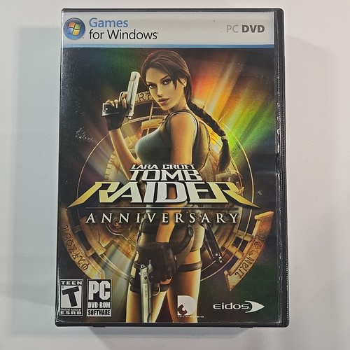 Tomb Raider Anniversary Eidos Lara Croft NTSC PC Complete CIB - Picture 1 of 9