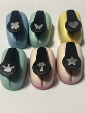 Hole Crafts 5/8 Inch Paper Punch Set of 6 NEW   317