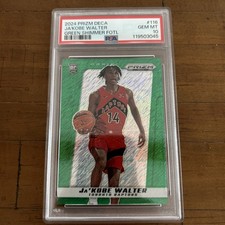 2024-25 Prizm Deca FOTL Green Shimmer Ja’kobe Walter PSA 10 Rookie Rc #116 6/12