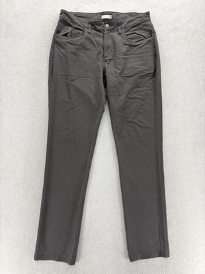 Tasc Performance Motion Pants Mens 32x34 Gray Stretch Straight Leg 5-Pocket Cozy