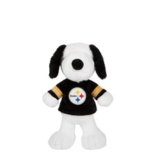 Pittsburgh Steelers Snoopy Peanuts Team Jersey NFL 10" Plush