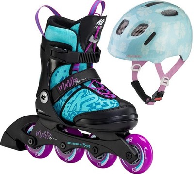 K2 Kinder Inliner Skates MARLEE PRO Kinder Inline Skate light blue/purple inkl. 