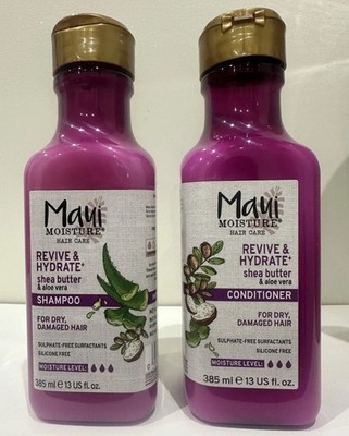 Maui Moisture Revive Hydrate Shampoo & Conditioner|Trockenes geschädigtes Haar|je 385 ml