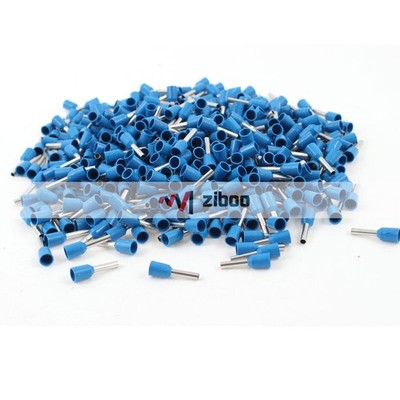 1000Pcs E1508 Crimp Connector Insulated Pin Terminal   forAWG 16 Wire 2.0mm  #wd