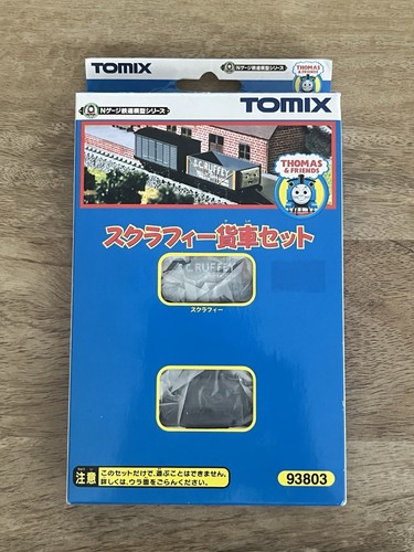 Tomix Spur N Thomas und seine Freunde Scruffey und Kastenwagen Set 93803 | Condition: Used